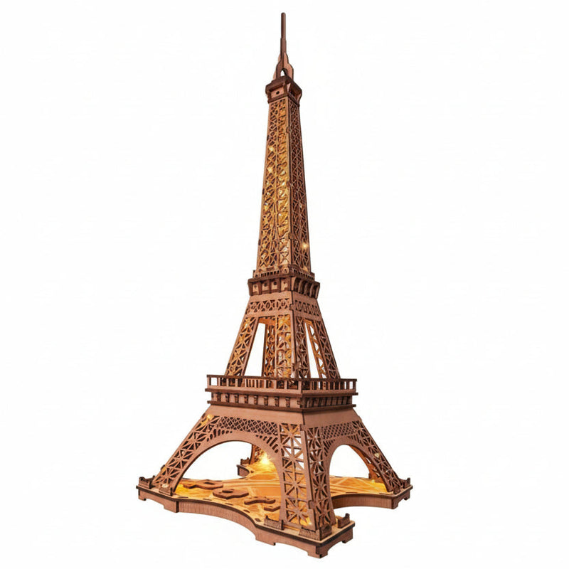 Eiffel Tower Light Show – Premium Wooden Model