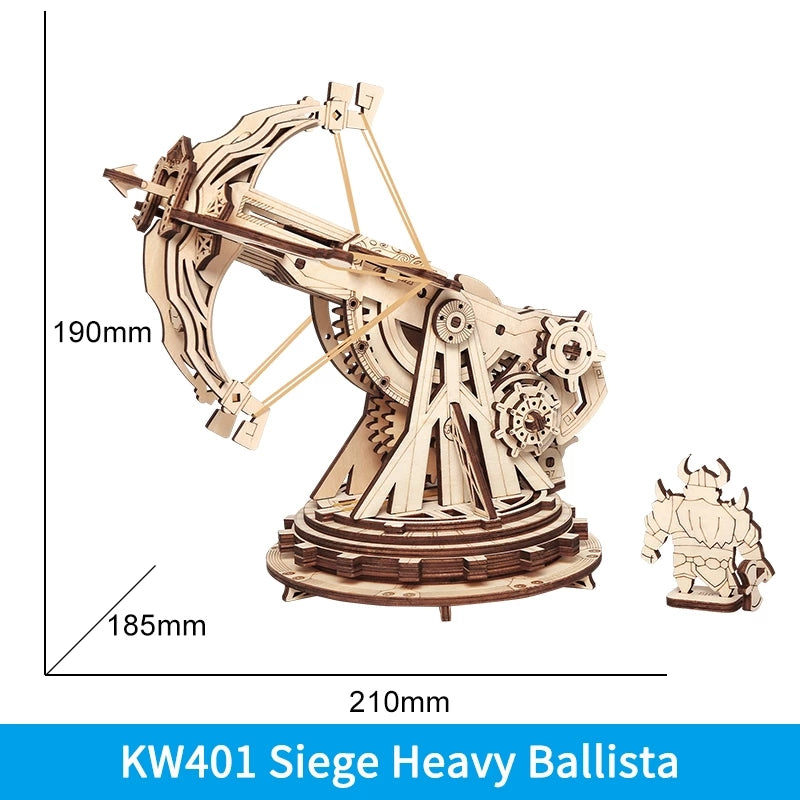 Heavy Ballista – 3D Wooden War-Game Puzzle Model