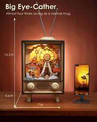 Sunset Carnival – Light-Up Wooden Music Box Gift