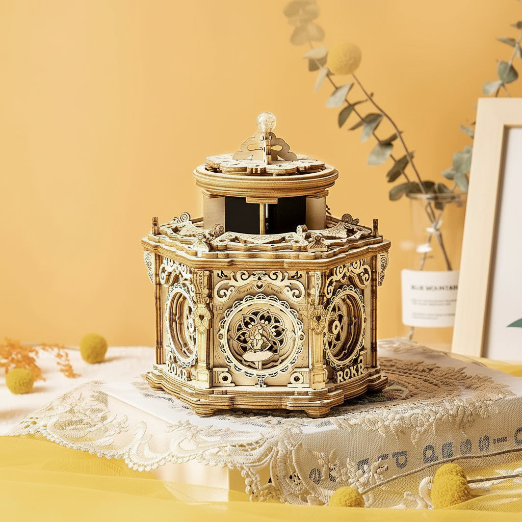 Secret Garden – Elegant Wooden Music Box Kit