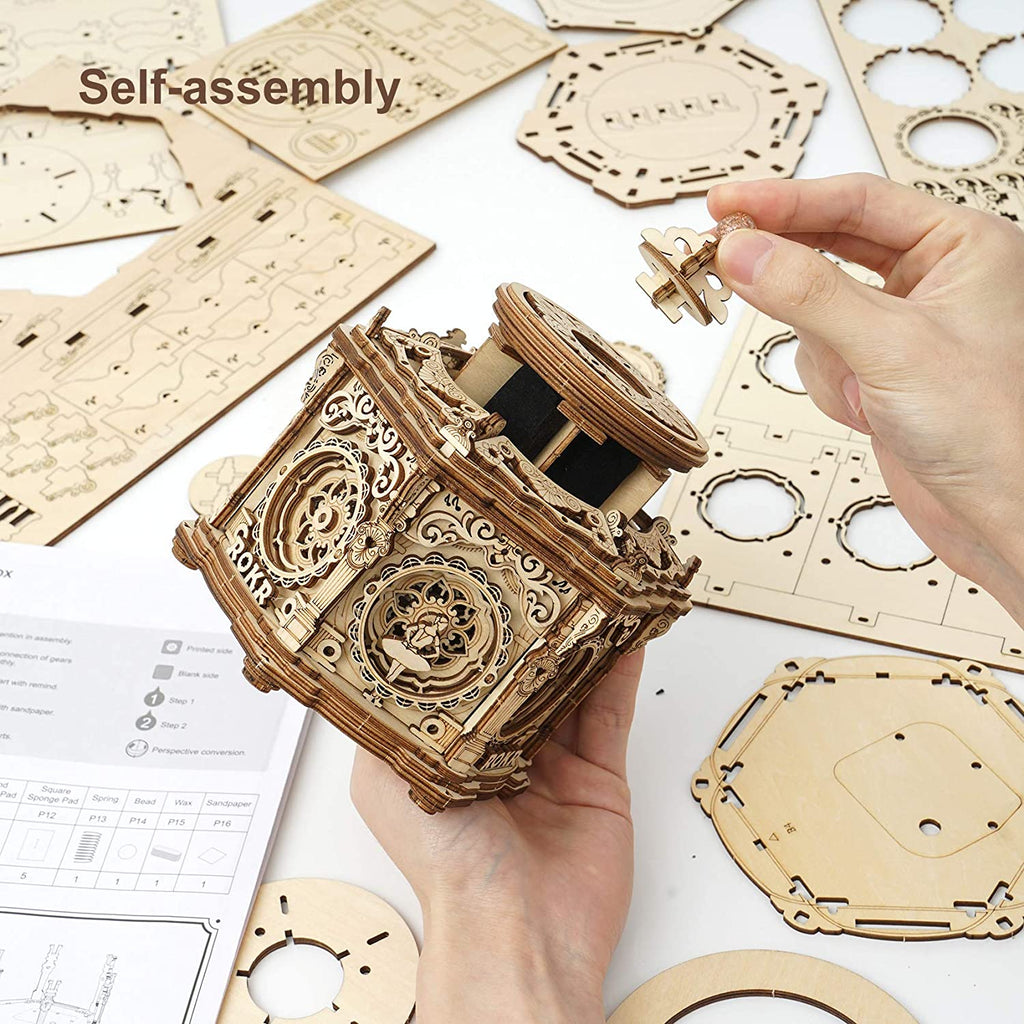 Secret Garden – Elegant Wooden Music Box Kit