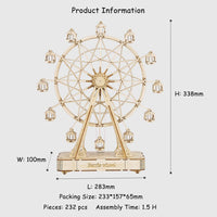 Wooden Ferris Wheel – Rotating Gift Music Box