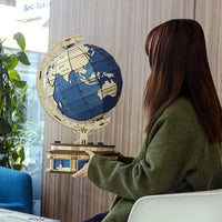 Wooden Earth Globe – Premium 3D Display Model