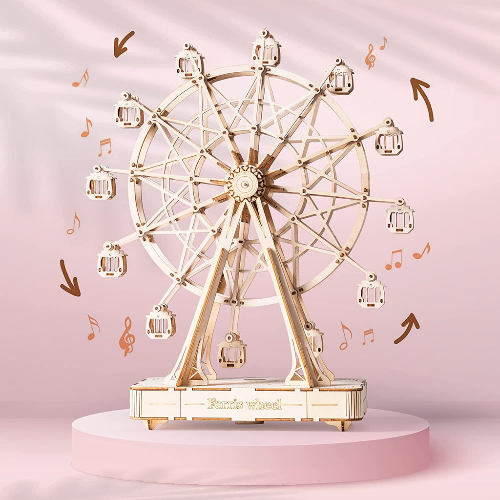 Wooden Ferris Wheel – Rotating Gift Music Box