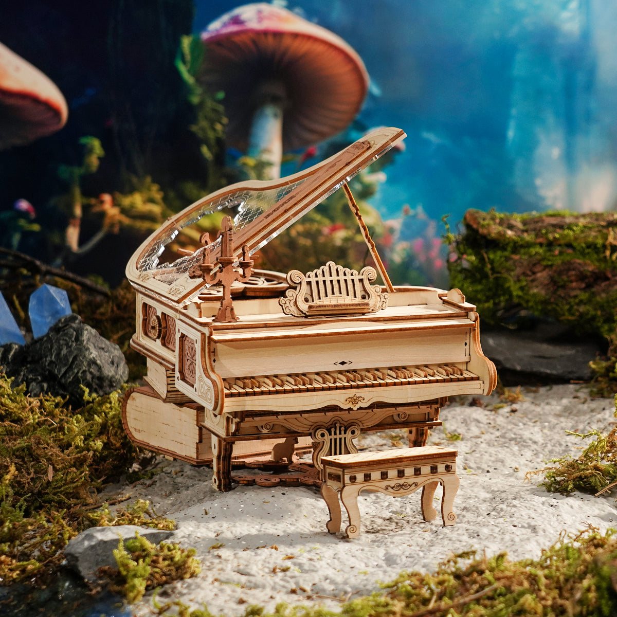 Magic Wooden Piano – 3D Mechanical Music Box Gift